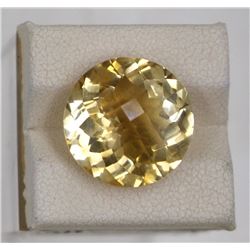 10.02ct Natural citrine round cut
