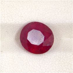 5.74ct  Ruby Oval/Cushion Cut