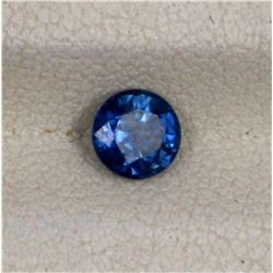 0.51ct Blue Sapphire Ceylon Round Cut