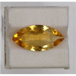 6.04ct Natural citrine marquise cut