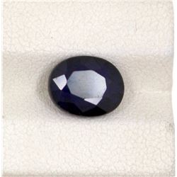 3.93ct  Blue Sapphire Oval Cut