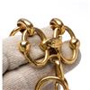 Image 6 : Chanel Vintage Gold Link CC Medallion Bracelet