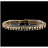 Image 1 : 4.90 ctw Diamond Bracelet - 14KT Yellow Gold