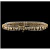 Image 2 : 4.90 ctw Diamond Bracelet - 14KT Yellow Gold