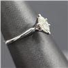 Image 3 : 0.52 ctw Marquise Diamond Solitaire Ring - 14KT White Gold