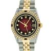 Image 1 : Rolex Two-Tone 1.65 ctw Diamond and Ruby DateJust Men's Watch