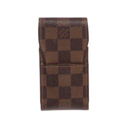 Louis Vuitton Damier Ebene Canvas Leather Phone Case