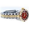 Image 3 : Rolex Ladies 2T Red Vignette Diamond And Ruby Datejust Wristwatch