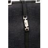 Image 6 : Gucci Black Monogram Canvas Leather Square Jackie Handbag