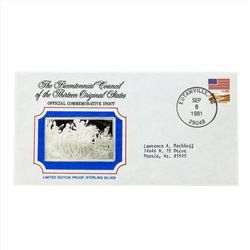 Bicentennial Council of the Thirteen Original States Silver Ingot