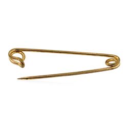 Safety Pin - Yellow Gold Plated