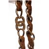 Image 6 : Chanel Antique Brass Chain Link and Brown Suede CC Logo Belt