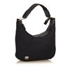 Image 2 : Gucci Black Canvas Jacquard Leather Trim Shoulder Bag