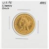 Image 1 : 1895 $5 Liberty Head Half Eagle Gold Coin