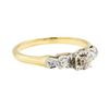 Image 1 : 0.25 ctw Diamond Ring - 14KT Yellow Gold