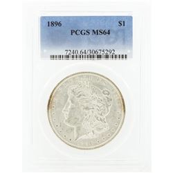 1896 MS64 NGC Morgan Silver Dollar