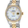 Image 1 : Rolex Two-Tone Diamond Quickset DateJust Men's Watch