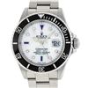 Image 2 : Rolex Mens Stainless Steel Mother Of Pearl Diamond 8 + 2 Sapphire Submariner