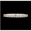 Image 2 : 0.38 ctw Diamond Band - 18KT White Gold