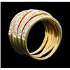 Image 4 : 1.15 ctw Diamond Ring - 14KT Yellow Gold