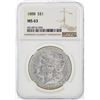 Image 1 : 1888 NGC MS63 Morgan Silver Dollar