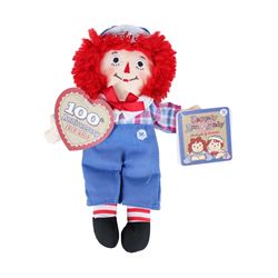 Hasbro/Aurora Raggedy Andy Classic 100th Anniversary Stuffed Rag Doll - New with