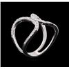 Image 4 : 0.56 ctw Diamond Ring - 14KT White Gold