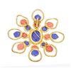 Image 4 : Chanel Gold Faux Stones Flower Vintage Brooch 93P