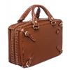 Image 3 : Celine Chocolate Brown Crocodile Embossed Leather Trunkette Tote Bag