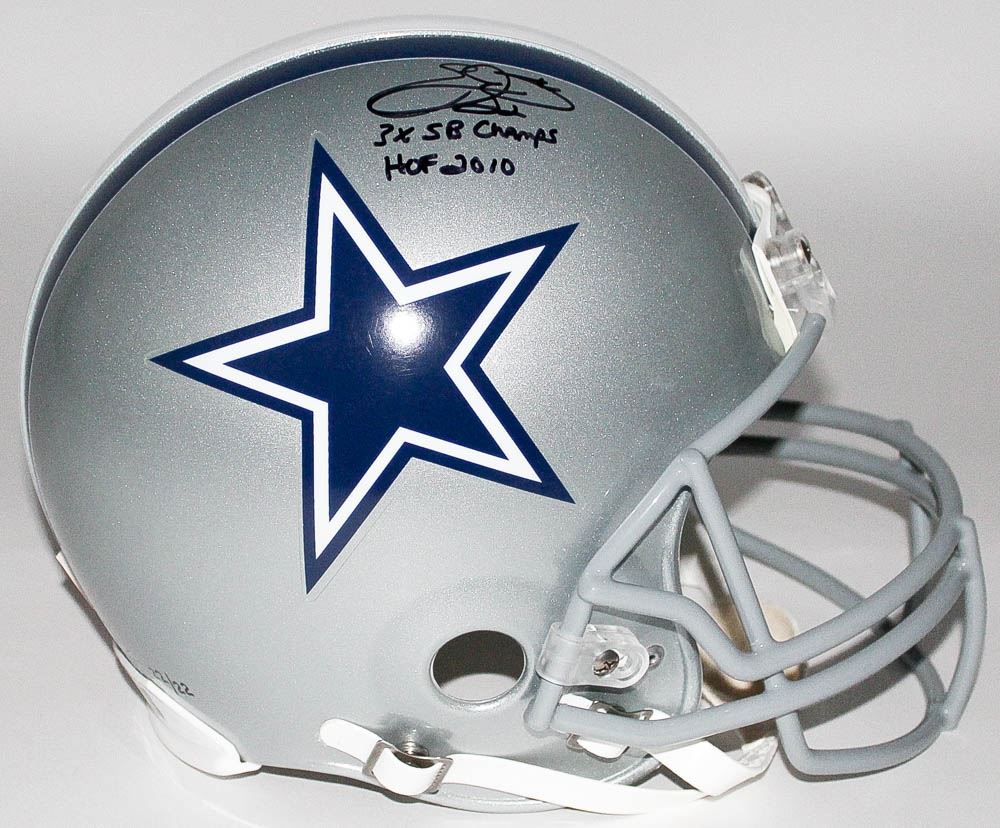 emmitt smith signed helmet