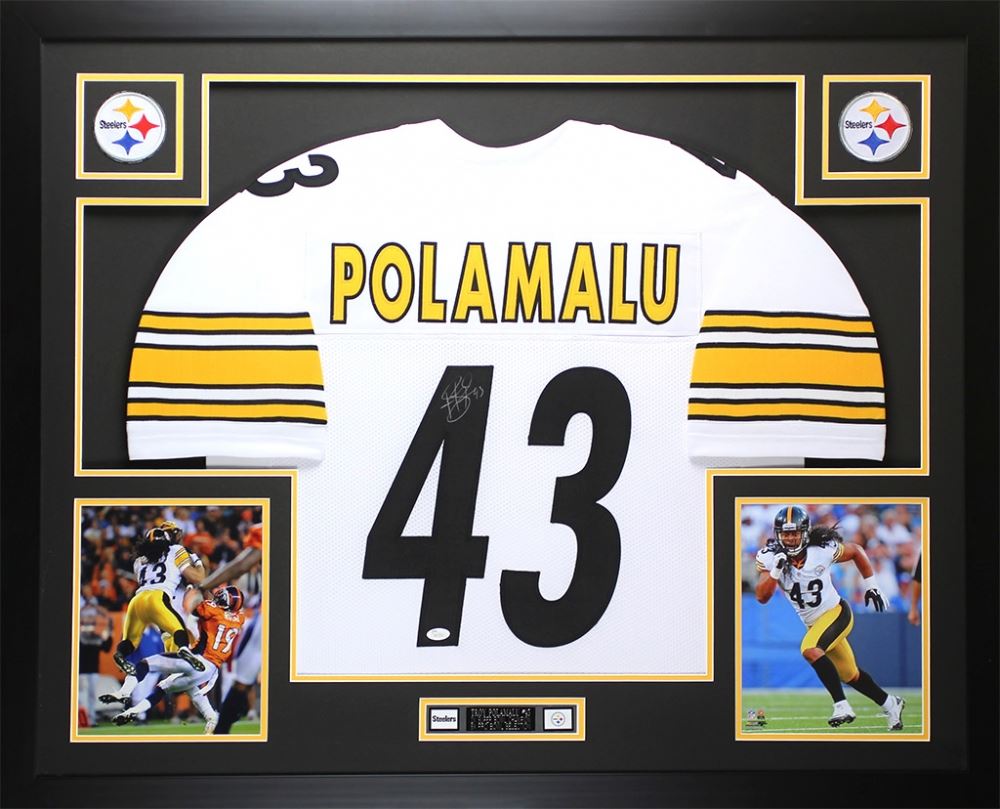 polamalu signed jersey