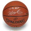 Image 1 : Kevin Durant Signed Limited Edition Basketball Inscribed "13-14 MVP" (Panini COA)
