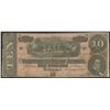 Image 1 : 1864 $10 Ten Dollars Confederate States of America Richmond CSA Bank Note