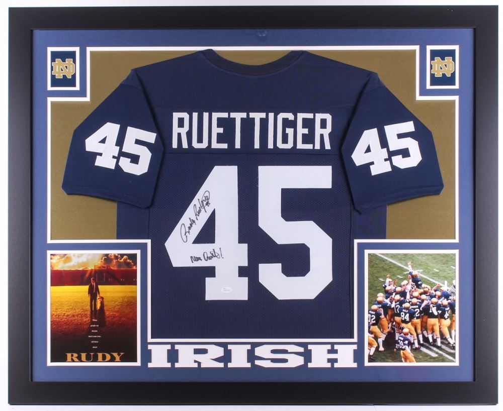 rudy ruettiger signed jersey