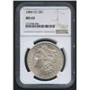 Image 1 : 1884-CC Morgan Silver Dollar (NGC MS 63)