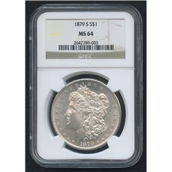 1883-CC Morgan Silver Dollar (NGC MS 64)