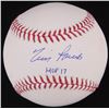 Image 1 : Tim Raines Signed OML Baseball Inscribed "HOF 17" (JSA COA)