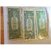 Image 2 : PAPER MONEY - AMERICAN $1 - 3 TTL