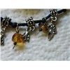 Image 2 : NECKLACE - ROPE NECKLACE WITH CHARMS & AMBER BEADS