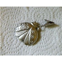 LARGE METAL BUG - LADY BUG WITH CLIP