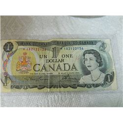BANK NOTE - CANADA - $1- 1973