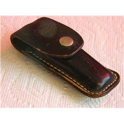 LEATHER SHEATH - PREMIER -HOLDS UP TO 4 1/2" KNIFE WITH MULTI FUNCTION KNIFE