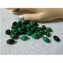 GEMSTONE BEADS - CHRYSOCOLLA 12.8 mm - 32pc