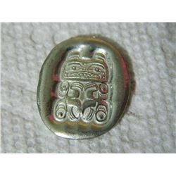 TSIMSHIAN FIRST NATIONS POCKET SPIRIT PEWTER TOKEN - BEAR - STAMPED "STRENGTH" BY TERRY STARR