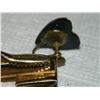 Image 7 : GOLD IN RESIN - MONEY CLIP AND HEART EARRING - GOLD SHOVEL & PICK WITH GOLD FLAKES