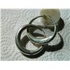 Image 5 : EARRINGS - LARGE HOOP - SILVER - 11.6gm