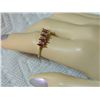 Image 3 : **** FEATURE ITEM **** RING - 2/5 CARAT RUBY & DIAMOND IN 10KT SOLID GOLD SETTING - INCLUDES CERTIFI