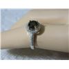 Image 4 : **** FEATURE ITEM **** RING - 3/4 CARAT SMOKEY TOPAZ & 42 CREATED WHITE SAPPHIRE IN 925 STERLING SIL