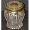 Image 1 : COVERD CLEAR GLASS TOBACCO JAR