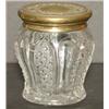 Image 2 : COVERD CLEAR GLASS TOBACCO JAR